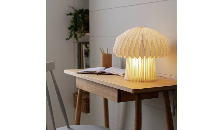 Habitat white paper table lamp, British product