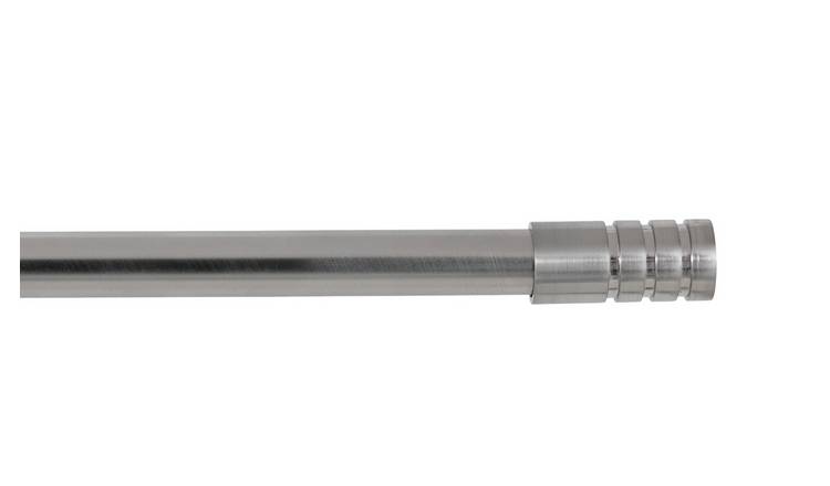 Argos Home extendable steel curtain pole 110cm-300cm (British brand)