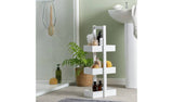 Argos Home 3 tier white storage caddy, UK version