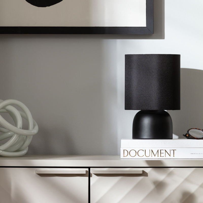 Argos Home touch table lamp pair black 25cm, UK version