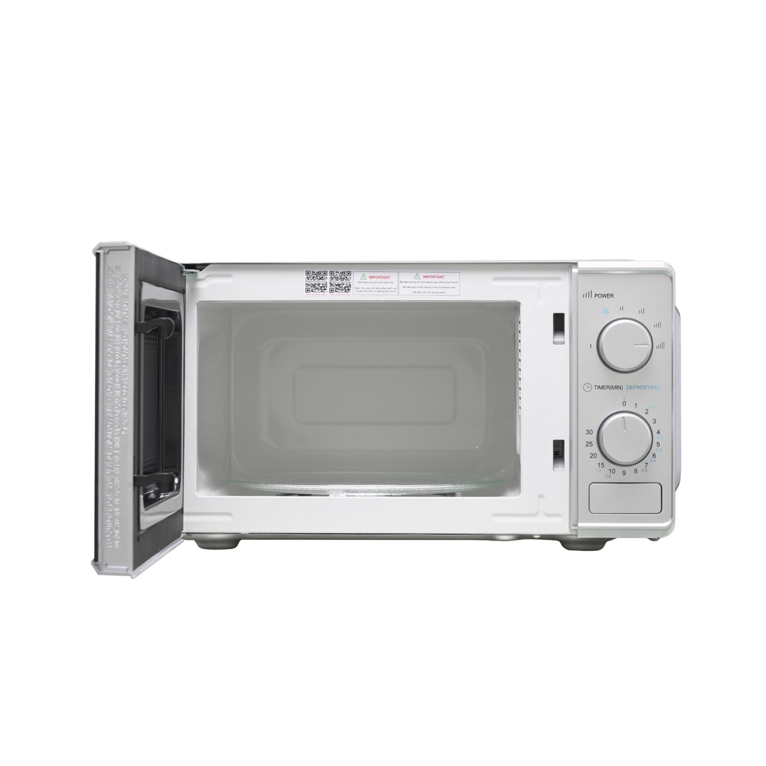 Cookworks manual microwave silver 700W 17L, imported from the UK