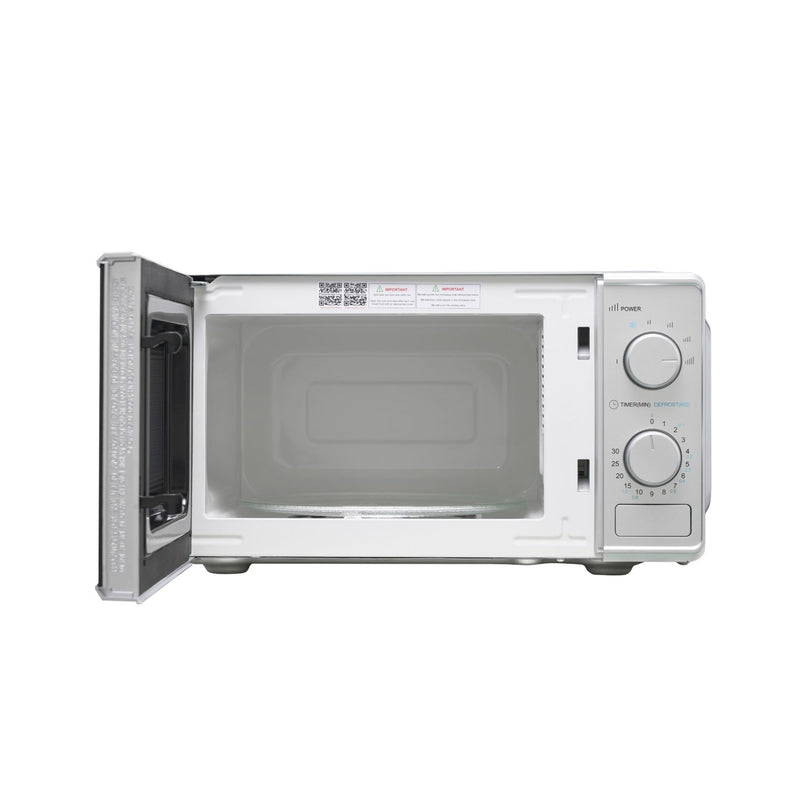 Cookworks manual microwave silver 700W 17L, imported from the UK