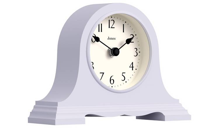 Jones Clocks Speakeasy mantel clock lavender (British brand)
