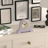 Jones Clocks Speakeasy mantel clock lavender (British brand)