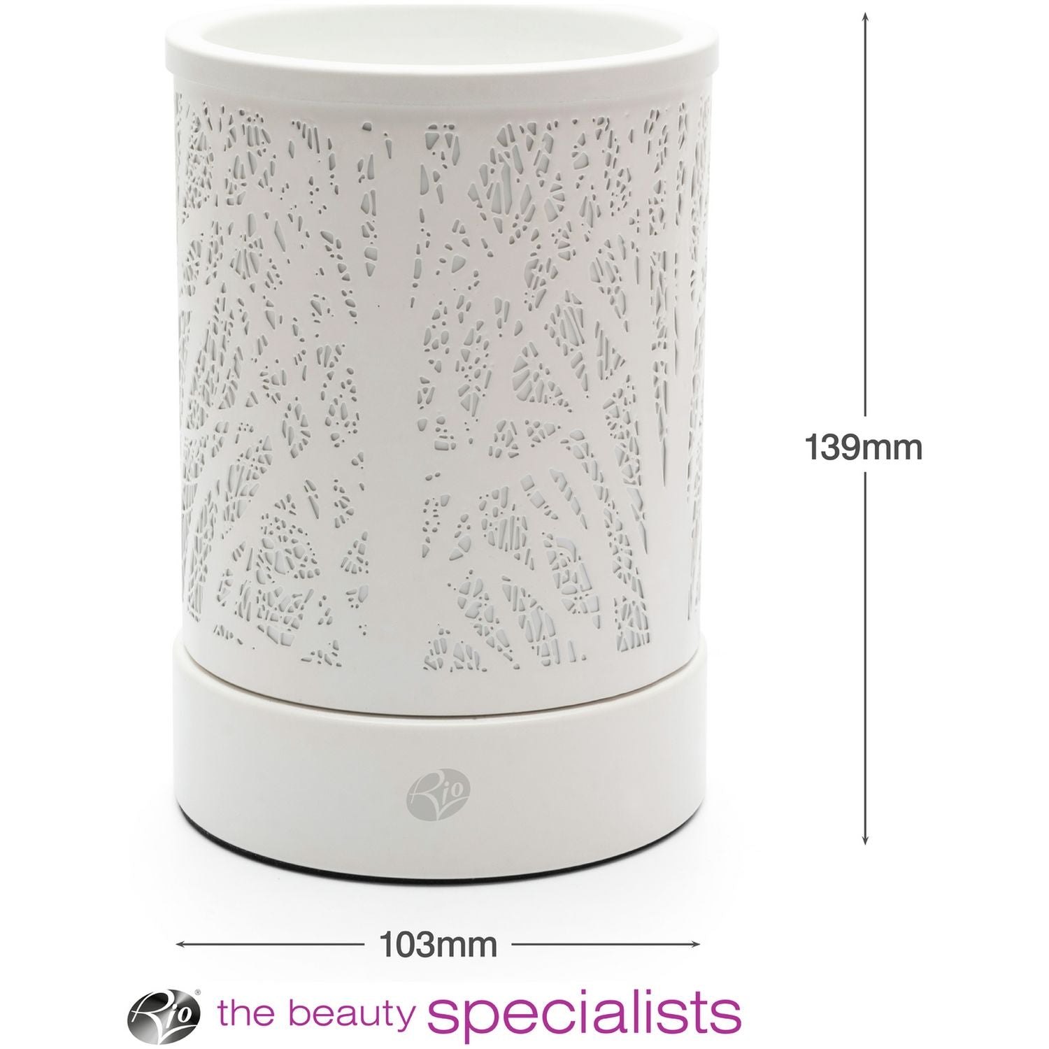 Rio FORA wax melt diffuser forest detailing (British brand)