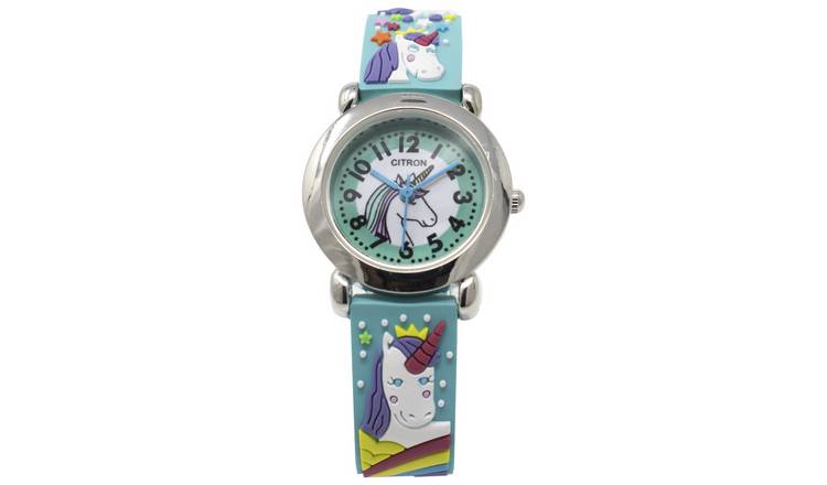 Citron kids unicorn and butterfly watch set (British brand)