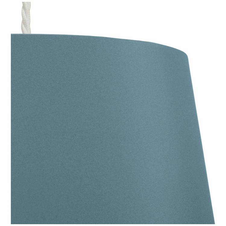 Argos Home cadet blue easy fit lampshade 29cm, imported from the UK
