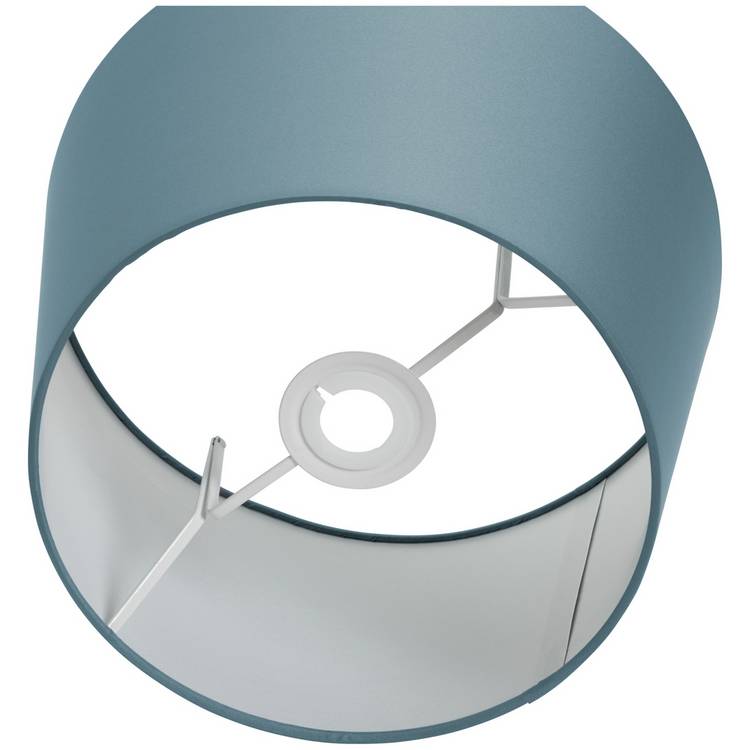 Argos Home cadet blue easy fit lampshade 29cm, imported from the UK