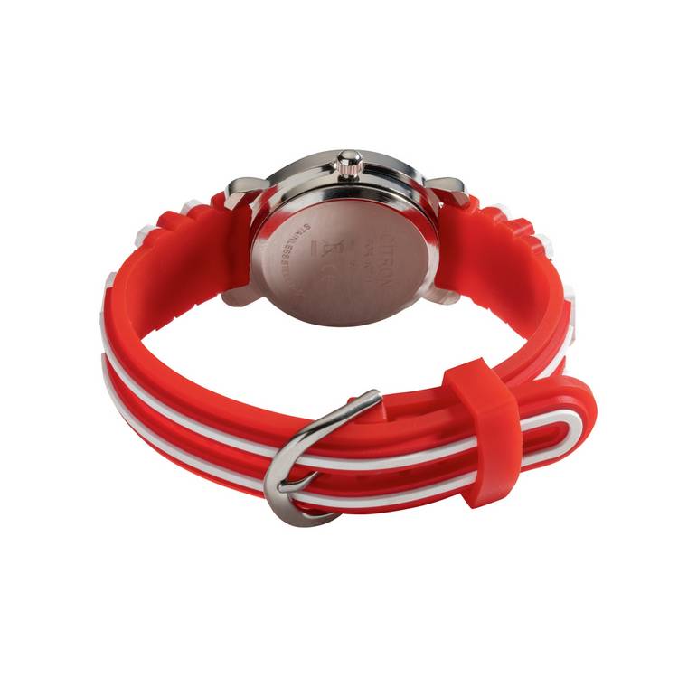 Citron red blue kids watch set with character straps, UK version