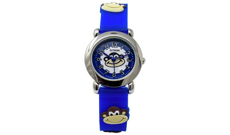 Citron children's watch set green and blue character - British product
