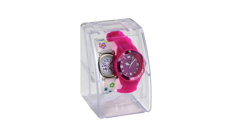 Citron children's watch set pink and white (British brand)