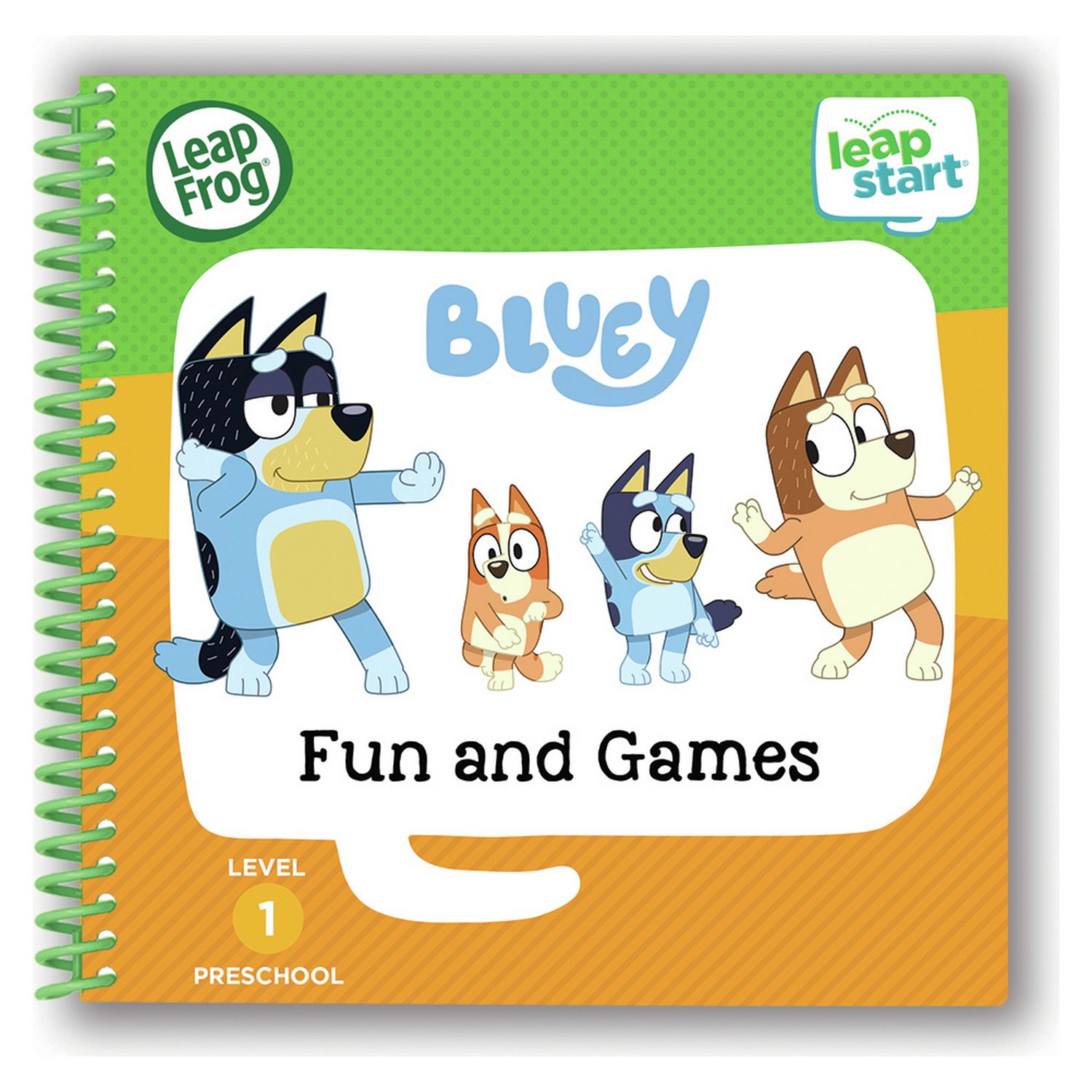 LeapFrog Bluey LeapStart activity book, imported from the UK