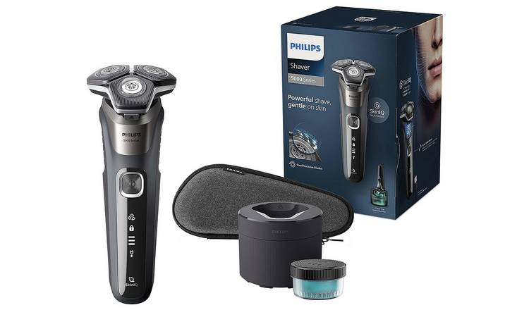 Philips Series 5000 wet dry electric shaver S5887/50, UK version