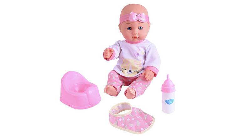 Chad Valley drink and wet doll 11in - British product