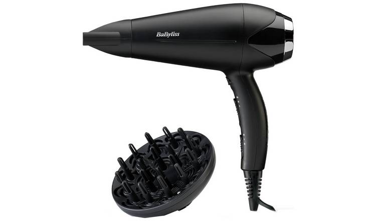 BaByliss Turbo Smooth hair dryer with diffuser (British brand)