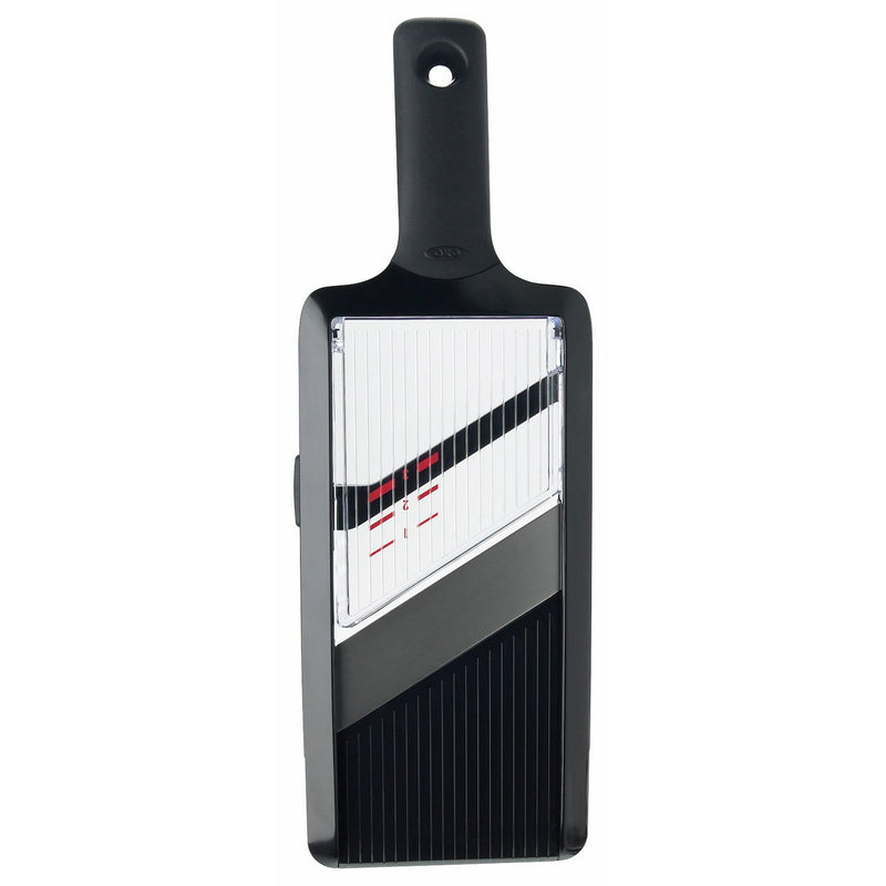 OXO hand held mandoline adjustable thickness (British brand)