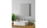 Argos Home Ashbourne LED bathroom mirror H50 W40 D3cm, imported from the UK