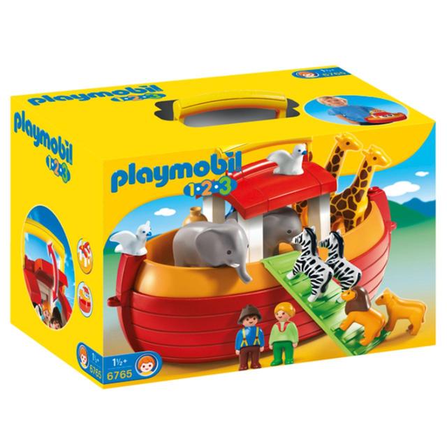 Playmobil 6765 1.2.3 Floating Take Along Noah's Ark