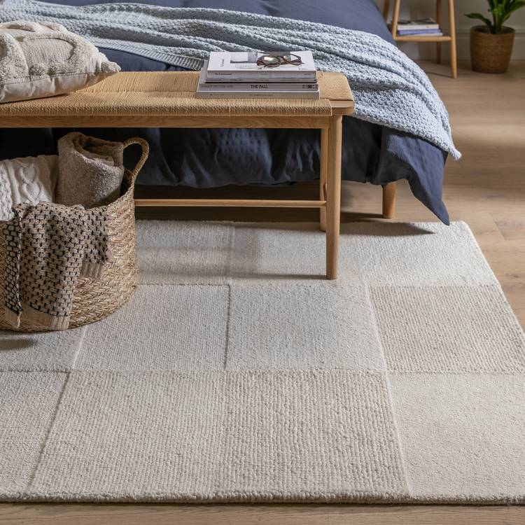 Habitat checkerboard wool rug 160x230cm (British brand)