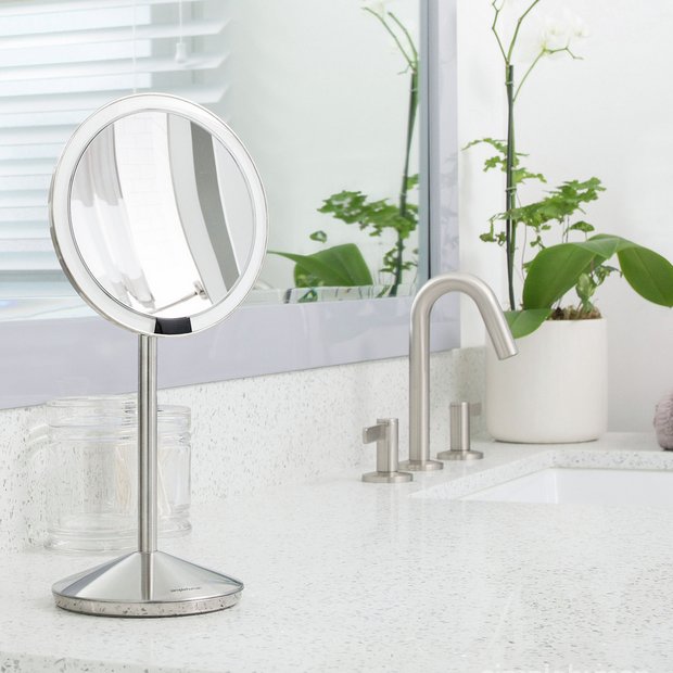 Simplehuman 10x magnified sensor mirror - British product