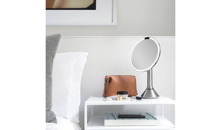 Simplehuman beauty sensor mirror 5x magnified, imported from the UK