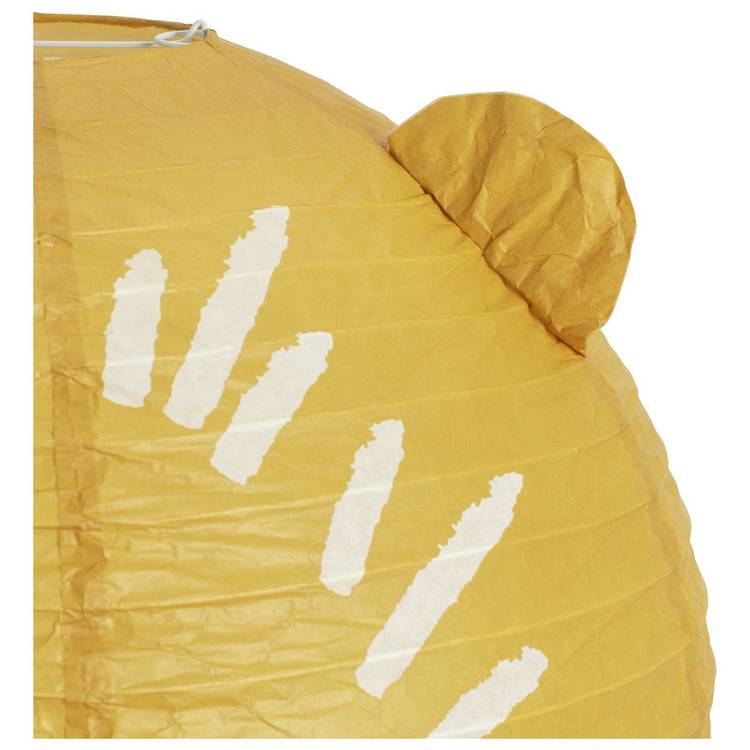 Habitat kids yellow paper lion lampshade 40cm (British brand)