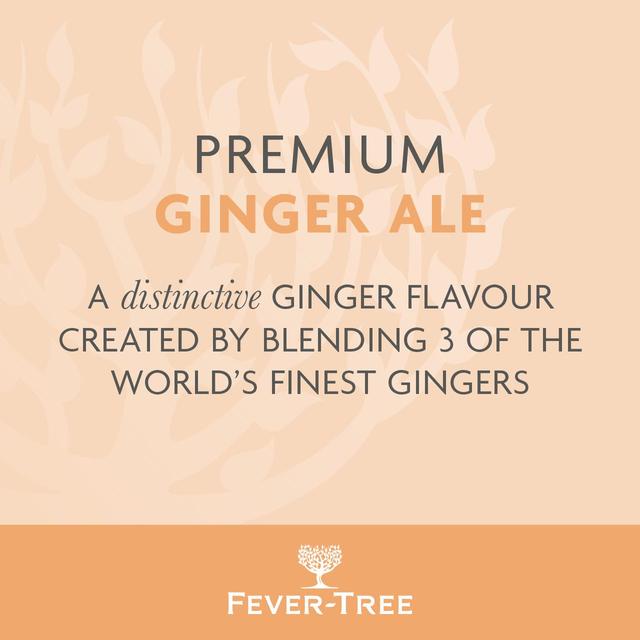 Fever-Tree Premium Ginger Ale   4 x 200ml GOODS M&S   