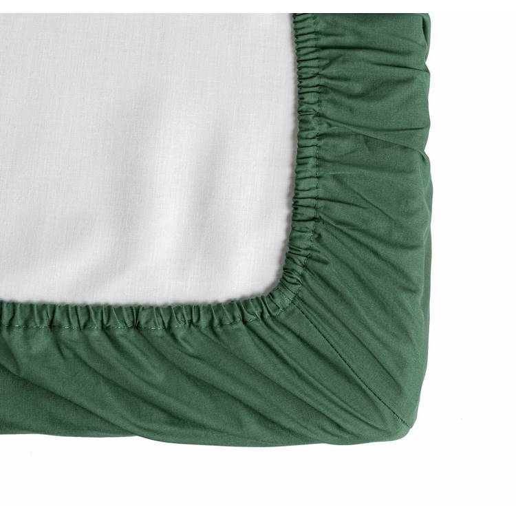 Habitat fitted sheet leaf green single, imported from the UK