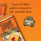 St Pierre baked croissant loaf sliced 380g, UK version