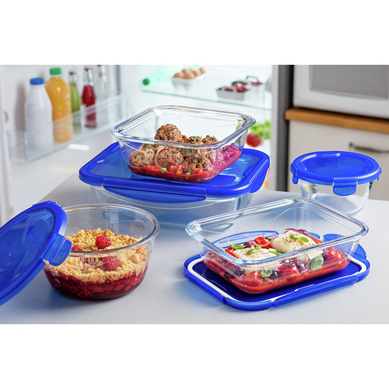 Pyrex Cook & Go Set 7-piece glass dishes imported from UK