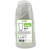 Recycled Plastic 530ml Party Glasses   12 per pack GOODS M&S   