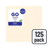 Cream Compostable Paper Napkins   125 per pack GOODS M&S   