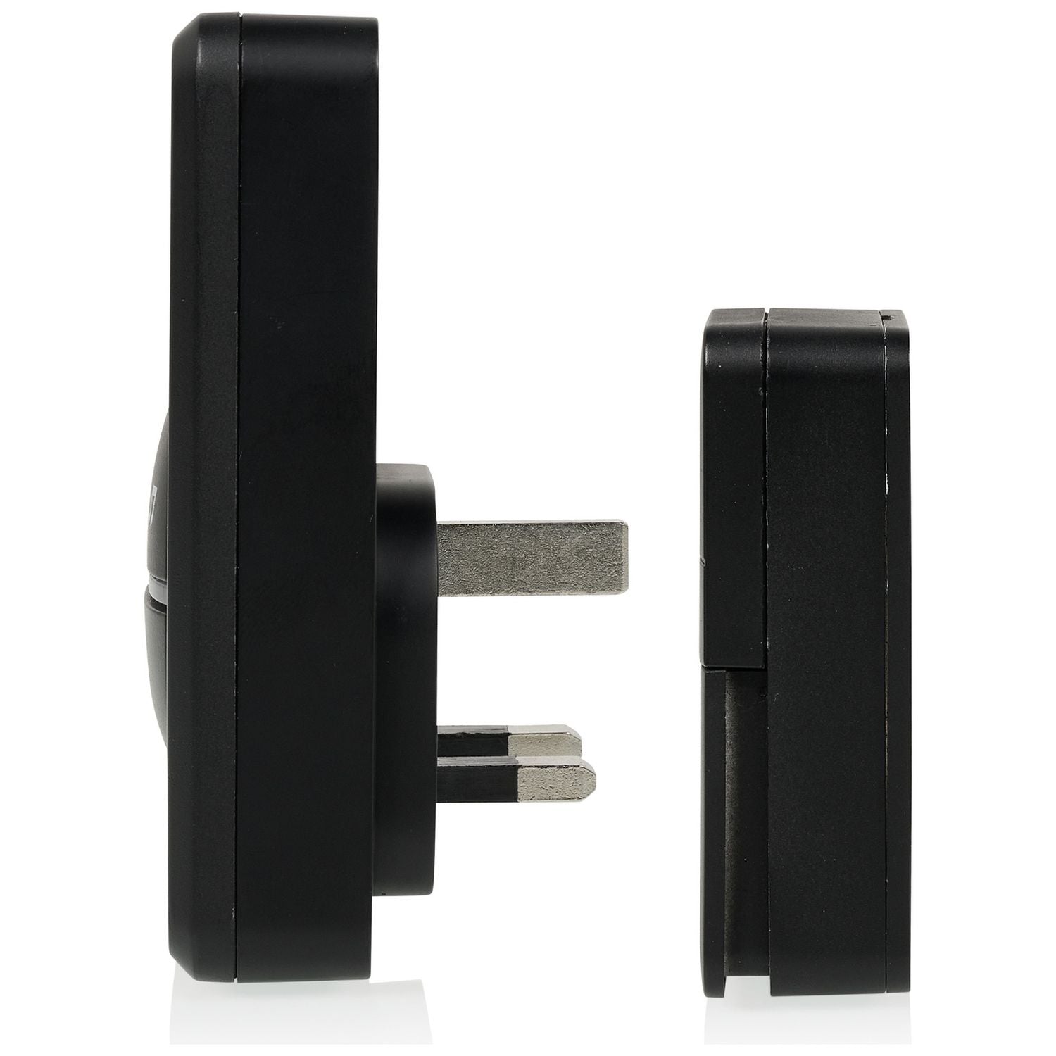Byron plug-in doorbell twin pack black 100m range, UK version