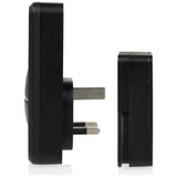 Byron plug-in doorbell twin pack black 100m range, UK version