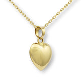 Costco 14ct yellow gold heart pendant 18 inch necklace, imported from the UK