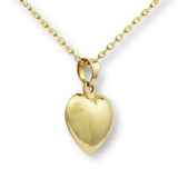 Costco 14ct yellow gold heart pendant 18 inch necklace, imported from the UK
