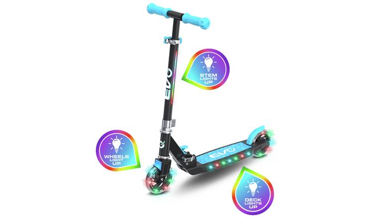 EVO Light Blast foldable 2 wheel scooter blue, UK version
