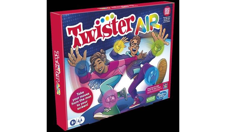 Hasbro Twister Air party game bands and stand, UK version