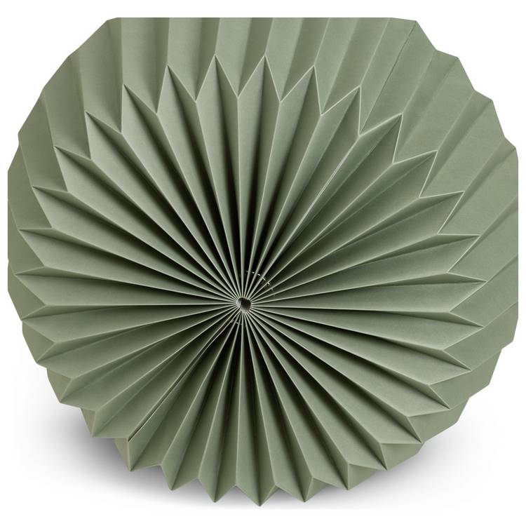 Habitat green paper easy fit lampshade 37cm, UK version