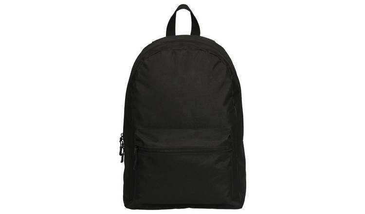 Classic backpack black with padded straps (British brand)
