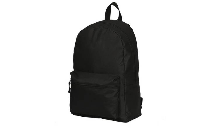 Classic backpack black with padded straps (British brand)