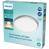 Philips Spray bathroom LED ceiling light in silver, UK version