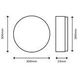 Philips Superslim flush ceiling light white 30cm, imported from the UK
