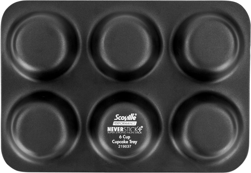 Scoville Neverstick 6 Cup Cupcake Tray, imported from the UK