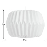 Habitat White Paper Easy Fit Lampshade - 37cm