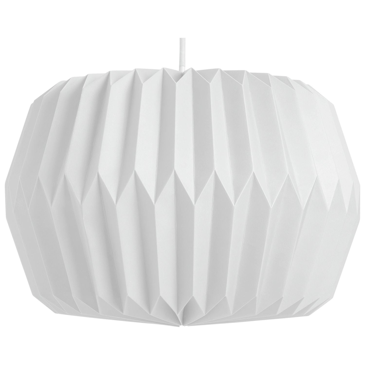 Habitat White Paper Easy Fit Lampshade - 37cm