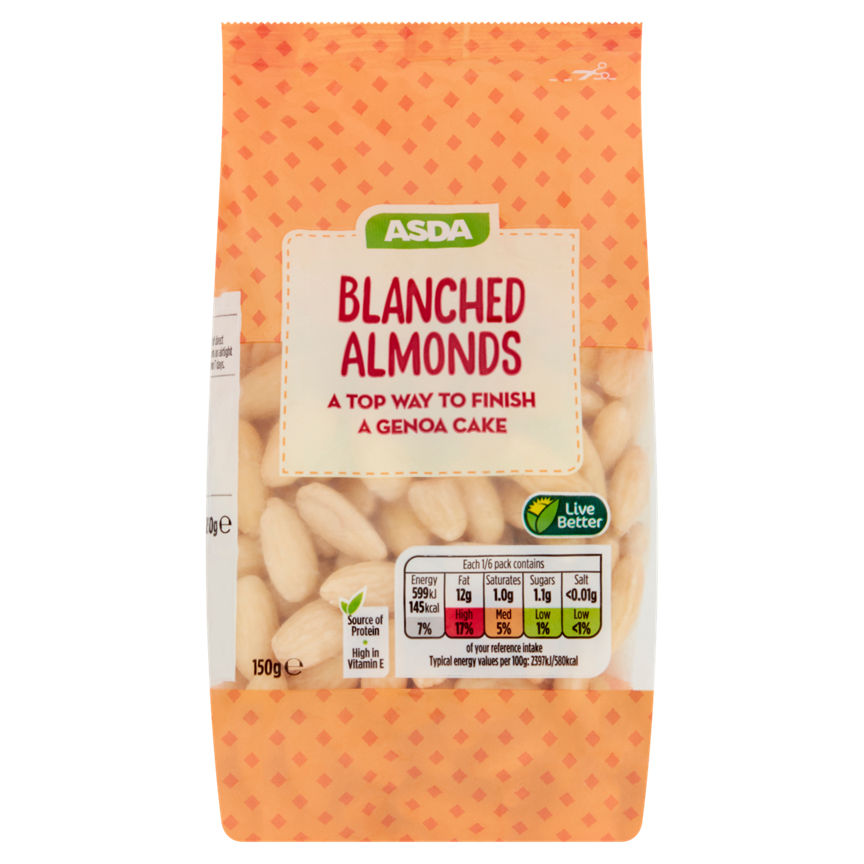 ASDA Blanched Almonds GOODS ASDA   