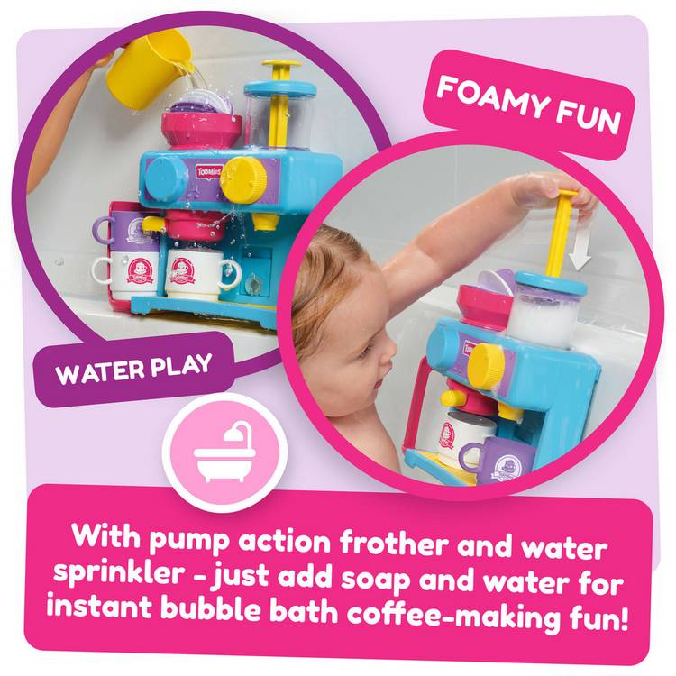 Toomies barista bath toy role play set - British product