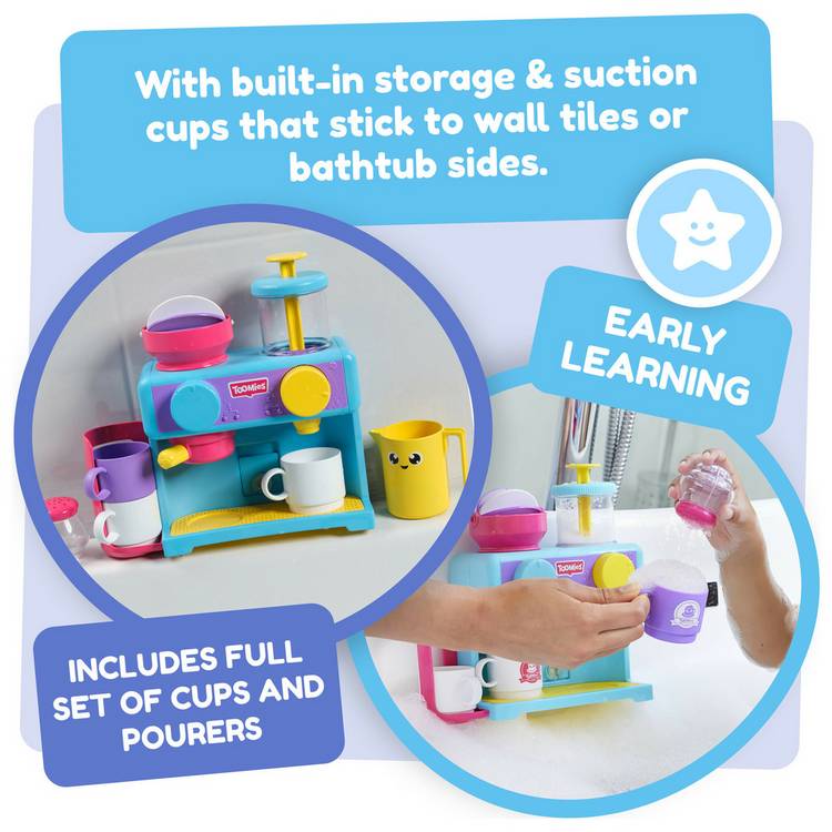 Toomies barista bath toy role play set - British product