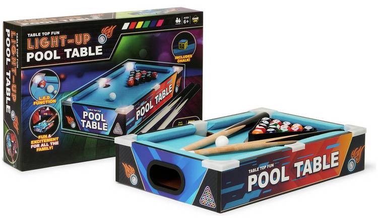 Toymania Light Up Pool Table GOODS Argos